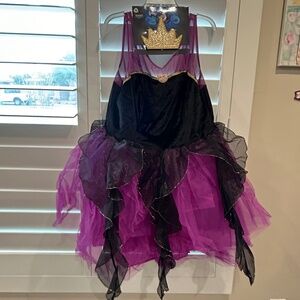 Disney Ursula Little Mermaid Halloween Costume Women's XL NEW